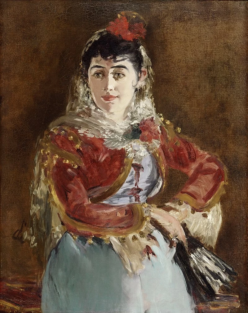  286-Édouard Manet, Ritratto di Emilie Ambre  come Carmen, 1880-Philadelphia Museum of Art 